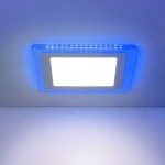 Встраиваемый светильник Elektrostandard DLS024 18W 4200K синий